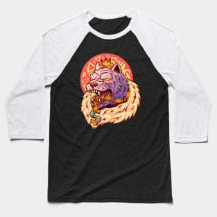 Scary Tiger Baseball T-Shirt